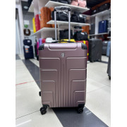 Чемодан 24 дюйма Luyida розовое золото из поликарбоната