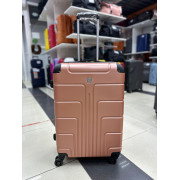 Чемодан 24 дюйма Luyida розовый из поликарбоната