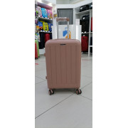Чемодан 24 дюйма Mironpan бежевый из полипропилена (м97)