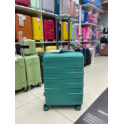 Чемодан 24 дюйма Mironpan бирюзовый из полипропилена (м71)