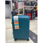 Чемодан 24 дюйма Mironpan бирюзовый из полипропилена (м97)