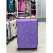 Чемодан 24 дюйма Mironpan фиолетовый с расширением из полипропилена (м103)
