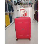 Чемодан 24 дюйма Mironpan красный с расширением из полипропилена (м93)