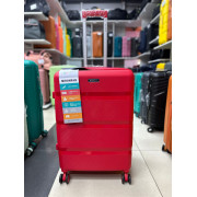 Чемодан 24 дюйма Mironpan красный с расширением из полипропилена (м95)