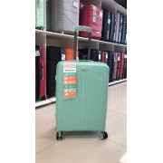 Чемодан 24 дюйма Mironpan мятный с расширением из полипропилена (м72)