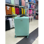Чемодан 24 дюйма Mironpan мятный с расширением из полипропилена (м73)