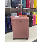 Чемодан 24 дюйма Mironpan пудра с расширением из полипропилена (м73)