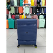 Чемодан 24 дюйма Mironpan синий из полипропилена