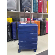 Чемодан 24 дюйма Mironpan темно-синий из полипропилена (м71)