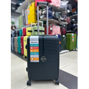 Чемодан 24 дюйма Mironpan темно-зеленый из полипропилена (м61)