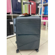 Чемодан 24 дюйма Mironpan темно-зеленый с расширением из полипропилена (м63)