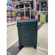 Чемодан 24 дюйма Mironpan темно-зеленый с расширением из полипропилена (м91)