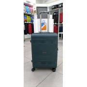 Чемодан 24 дюйма Mironpan темно-зеленый с расширением из полипропилена (м93)