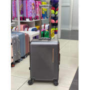 Чемодан 24 дюйма PM металлик из поликарбоната на ригельном замке