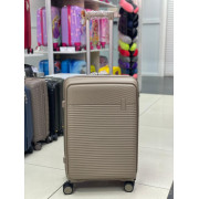 Чемодан 24 дюйма Rink бежевый из полипропилена