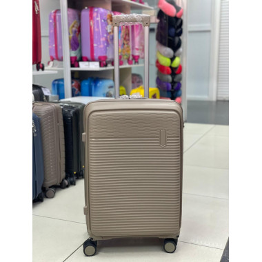 Чемодан 24 дюйма Rink бежевый из полипропилена