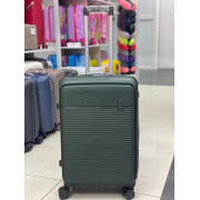 Чемодан 24 дюйма Rink темно-зеленый из полипропилена