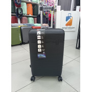 Чемодан 24 дюйма Rinkler черный из полипропилена