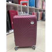 Чемодан 24 дюйма TR O бордовый из поликарбоната
