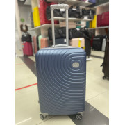 Чемодан 24 дюйма TR O синий из поликарбоната