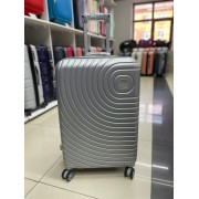 Чемодан 24 дюйма TR O светло-серый из поликарбоната
