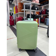 Чемодан 24 дюйма TR Space зеленый из поликарбоната с расширением