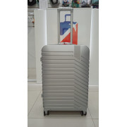 Чемодан 24 дюйма TR T светло-серый из поликарбоната