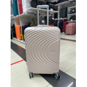 Чемодан 24 дюйма TR Travel бежевый из поликарбоната