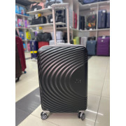 Чемодан 24 дюйма TR Travel черный из поликарбоната