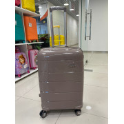 Чемодан 24 дюйма Travel Fashion One коричневый из полипропилена