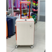 Чемодан 24 дюйма W.zckiss Berg белый из поликарбоната 