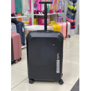 Чемодан 24 дюйма Yufei Lift черный из поликарбоната