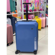 Чемодан 24 дюйма Yufei Lift синий из поликарбоната