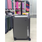 Чемодан 24 дюйма Yufei Lift темно-серый из поликарбоната