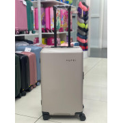 Чемодан 24 дюйма Yufei Proffi бежевый из поликарбоната на ригельном замке