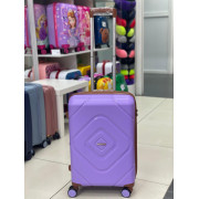 Чемодан 24 дюймов Mironpan фиолетовый с расширением из полипропилена (м104)