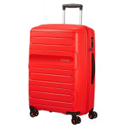Чемодан 25 дюймов American Tourister Sunside Spinner 68/25 TSA красный из полипропилена