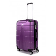 Чемодан 26 дюймов Luyida фиолетовый из поликарбоната