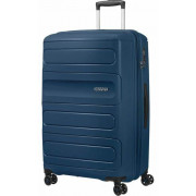 Чемодан 28 дюймов American Tourister Sunside Spinner 77/28 TSA темно-синий из полипропилена