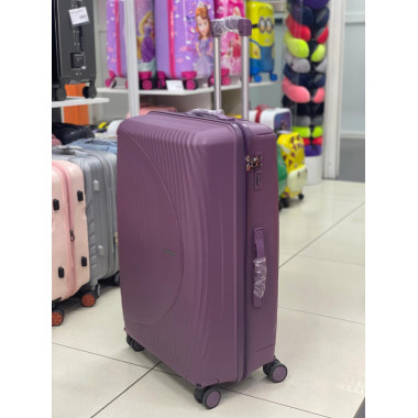 Чемодан 28 дюймов Biler фиолетовый из полипропилена
