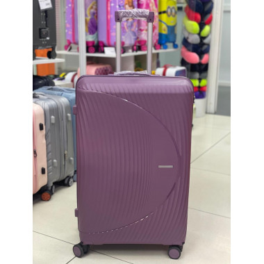 Чемодан 28 дюймов Biler фиолетовый из полипропилена