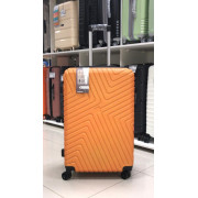 Чемодан 28 дюймов DLX оранжевый из поликарбоната с расширением