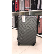 Чемодан 28 дюймов DLX темно-серый из поликарбоната с расширением