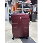Чемодан 28 дюймов Luyida бордовый из поликарбоната