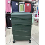 Чемодан 28 дюймов Milona темно-зеленый с расширением из полипропилена