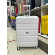 Чемодан 28 дюймов Mironpan белый из полипропилена (м92)