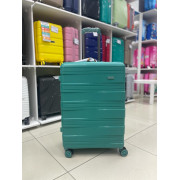 Чемодан 28 дюймов Mironpan бирюзовый из полипропилена (м71)