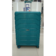 Чемодан 28 дюймов Mironpan бирюзовый с расширением из полипропилена (м91)