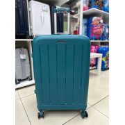 Чемодан 28 дюймов Mironpan бирюзовый с расширением из полипропилена (м97-2)