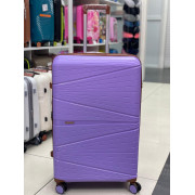 Чемодан 28 дюймов Mironpan фиолетовый с расширением из полипропилена (м103)